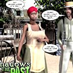 First pic of Crazy story of slave holding past: 3D anime hentai bdsm bondage cartoons comics about huge lactating milk melons or big tits of black ebony pregnant fat chubby milf babe and interracial hardcore fucking by white 10 inch cock