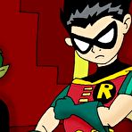 Second pic of Starfire gets fucked and blasted with sperm on face \\ Cartoon Valley \\