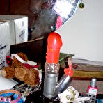 Second pic of Dildo fun and fuck session with brunette chick