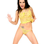 Second pic of Nicol Vanilla In Yellow Dress