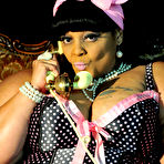 First pic of Wild BBW MILF Farrah Foxx as vintage porno model
