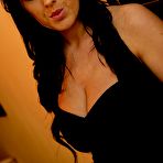 First pic of Boob Study - Dark haired Sammy takes off her sexy black dress to show her gorgeous big boobs