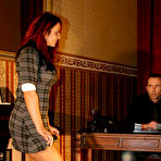 First pic of German Class - A severe caning for a stupid student!