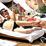 Third pic of Whitney Port sexy in bikini on the beach and by the pool in Honolulu