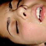 First pic of Photos of a busty honey getting hot sticky facial