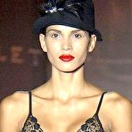 First pic of Raica Oliveira see through and titslip runway shots
