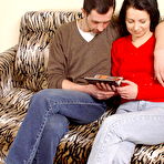 First pic of Hunky chap with stiff thick ballsy dong bangs horny ladys ass spreading her elastic buttocks and savagely entering her brown eye! 