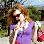 Fourth pic of Damiana -  Upskirt