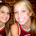 Third pic of Sex girlfriend pics :: Blameless looking cheerleader teases the camera with.. 