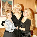 First pic of Two mature sluts get nasty with a hot blonde babe