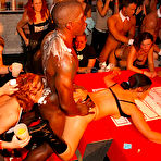 Third pic of Party Hardcore :: Horny girls give awesome deep blowjob on late hardcore party