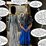 Second pic of Battleforce galacticus - 3D sex sci-fi comics free samples: anime hentai fantastic bdsm fetish cartoons about young huge cock cumshot, deep oral blowjob of big tits mature cyborg blonde or 10 inch cock in amazing interracial all holes filled action
