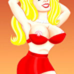 First pic of Breasty girls posing and fucking - VipFamousToons.com