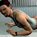 Second pic of Oral job of young nurse in military hospital: 3D sex comics and animations