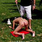 Second pic of Stripes and welts on her pussy