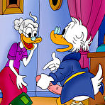 Third pic of Mini Mouse was attacked from behind by Donald Duck \\ Cartoon Valley \\