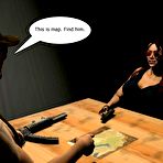 First pic of Lara Croft and stone dick: 3D comics and anime story about hardcore and bizarre adventures of famous young busty maid