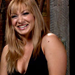 First pic of Public Disgrace - Whore with big tits tied in ropes and forced to swallow cock in brutal deepthroat sex orgy