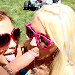 Second pic of Gigi Rivera teen babes feeds their pussies with a huge dick outdoor @ 18YeasOld