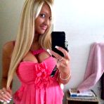 Fourth pic of Blonde fucktoy self-shooting in various sexy clothes