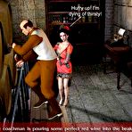 Second pic of Attack of the Vampire: BDSM 3D anime fetish comics about young brunette gipsy maid and her mystic & bizarre hardcore story