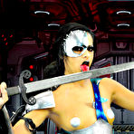 Second pic of Sci Fi Warrior Girl Fighting Alien Sex Tentacles