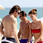 Second pic of Melissa Satta looking sexy in bikini at teh Miami beach