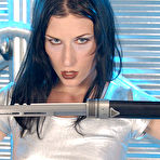 First pic of Slim brunette Ariel X drilled by SciFi sex tentacles