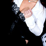 First pic of NNStarlets.com - Nikki Sims In A Black And White Bustier