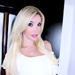 First pic of Gorgeous and Sensual Shemale gets naked and erects herself