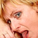 Fourth pic of Mature lesbo muff licking and fake cock hump
