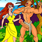 First pic of Helpless Cinderella getting her unshaved pussy licked \\ Cartoon Valley \\