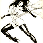 First pic of Girl strips her boobies and fills mouth with a jizz  \\ I Draw Porn \\