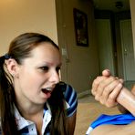 Third pic of Club Tug free handjob pics and videos! Amatuer handjobs and more at clubtug.com! JC Taylor and Teen Zoe