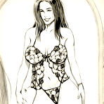 Fourth pic of Brandy getting her wet cunt poked and bursting climax \\ I Draw Porn \\