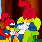 First pic of April swallows hot Woody Woodpecker as gets screwed \\ Cartoon Valley \\