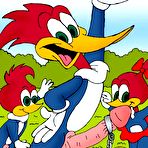 Third pic of April swallows hot Woody Woodpecker as gets screwed \\ Cartoon Valley \\