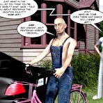 First pic of Virtual porn of mature babe: 3D sex comics and anime bizarre fantasy about perverted masturbation of big tits brunette lady