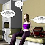 First pic of Schoolgirl double penetration 3D xxx comics anime: latex dildo amateur masturbation of fat nude big tits chubby blonde babe with shaved pussy & young small tits lesbian maid: fetish cartoon hentai