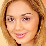 First pic of Lenka Gaborova stocking babe toying her shaved pussy @ Busty Cafe