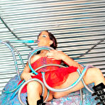 Third pic of Sci-Fi Cyborg Girl drilled by Alien Tentacles