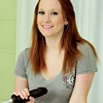 First pic of Lucy Ohara Plays With A Big Black Dildo