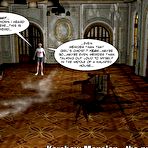 First pic of Paranormal bizarre sex adventures: 3D adult comix and anime fantasy extreme about fat chubby mature lady in an old castle