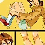 Second pic of Hay Lin with goodlooking breasts is fucked in her ass \\ Comics Toons \\