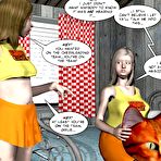 First pic of Sex adventures of teen cheerleader - 3D comics anime about busty cartoon schoolgirl masturbating in a shower and her first sex experience