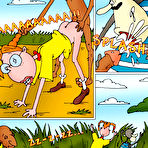 Fourth pic of Debbie Thornberry getting chased and loving fat dick \\ Cartoon Porn \\