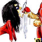 Third pic of Mirage cries in pain and rides curious MR Incredible \\ Cartoon Porn \\