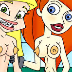 Third pic of Cute Kim with great knockers getting fucked in dream \\ Online Super Heroes \\