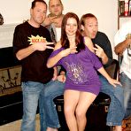 First pic of 18 Year Old Teen Slut Gemini Takes on Four Guys Cocks