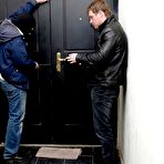 First pic of Horny Thief Tales - Two Masked Guys Sharing A Brunette Teen